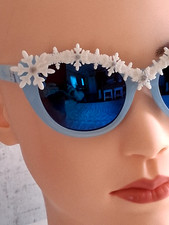 NEW FROZEN kids SUNGLASSES w/snowflake accents UV400 POLARIZED SO CUTE W/Case