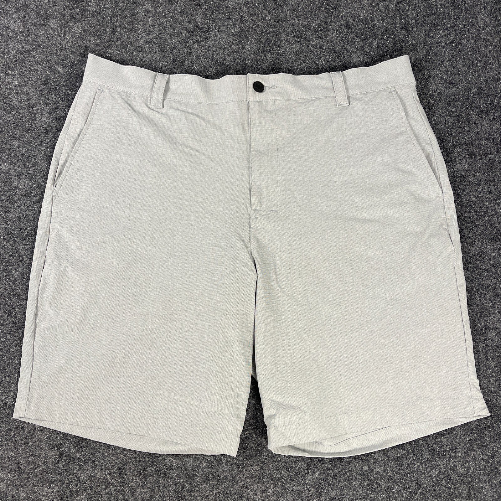 Banana Republic Shorts Mens 40 Gray Stretch Elastic Waist Flat Front Casual