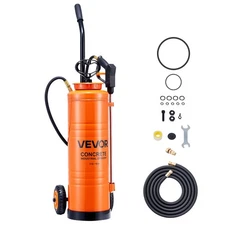 VEVOR Industrial Concrete Sprayer Wheeled Cart 5 Gallon Stainless Steel Sprayer