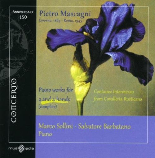 Пьетро Масканьи Pietro Mascagni: Альбом фортепианных произведений для 2 и 4 рук (CD)