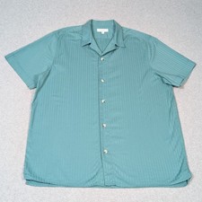Banana Republic Resort Button Up Shirt Mens XL Tall Short Sleeve Textured