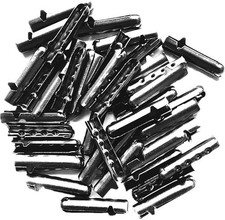 300 Pcs Metal Bullet Shoelace Ends Aglet Repair Tips for DIY Replacement
