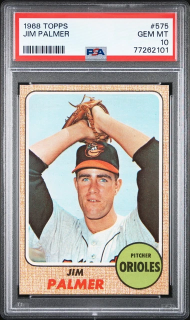 1968 Topps #575 Jim Palmer PSA 10