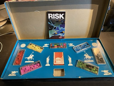 #ad RISK Continental Board Game 1959 Parker Brothers Vintage Original Owner Selling $15.98