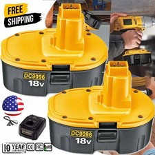 18 Volt for Dewalt DC9096-2 DC9096 18V Battery /Charger DC9098 DC9099 DW999K-2
