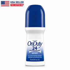 Avon On Duty 24 Sport Roll-On Antiperspirant Deodorant 2.6 oz 75 mL