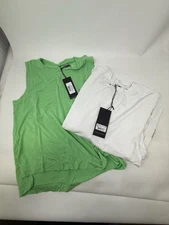 Machines For Freedom LOT OF 2 Tech Tee (chalk) & Everyday Tank (mint) sz S NWT