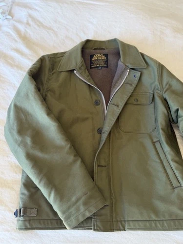 Iron Heart Serge A2 Deck Jacket IHM-39-OLV Olive Green XL - Excellent Condition - product listing photo
