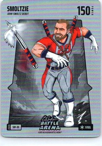 2026 Bo Jackson Battle Arena Smoltzie Silver Battlefoil Steel John Smoltz SBF-30