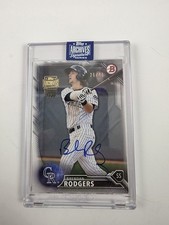 BRENDAN RODGERS 2020 Topps Archives Signature BOWMAN 2016 AUTO RC 26/41 ROCKIES