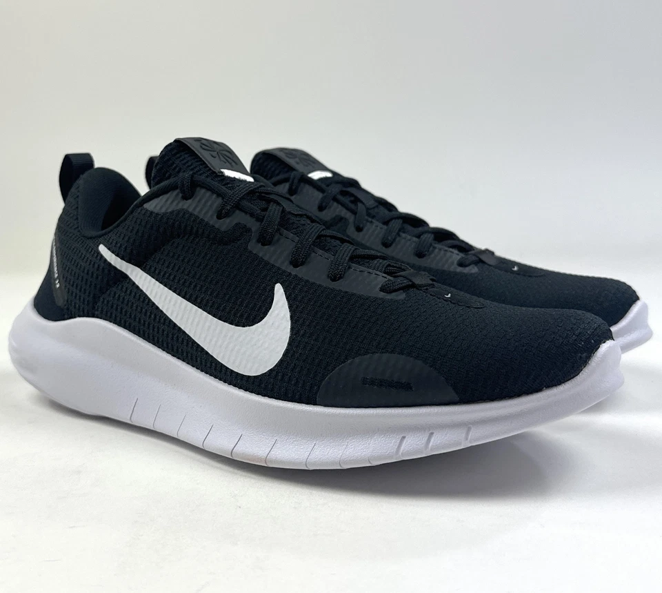 Nike Flex Experience RN 12 Negro Blanco Mujer Talla 8 Zapatos Tenis DV0746-004 Foto 2 de 4