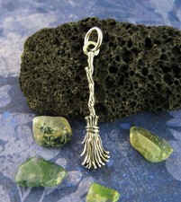 Little Besom Witch's Broomstick Charm Pendant ONLY No CHAIN Wiccan Halloween wh2