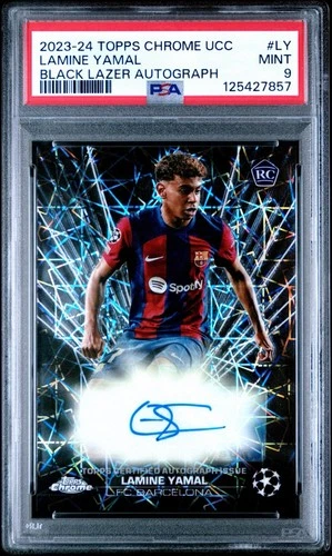 2023 Topps Chrome Lamine Yamal Black