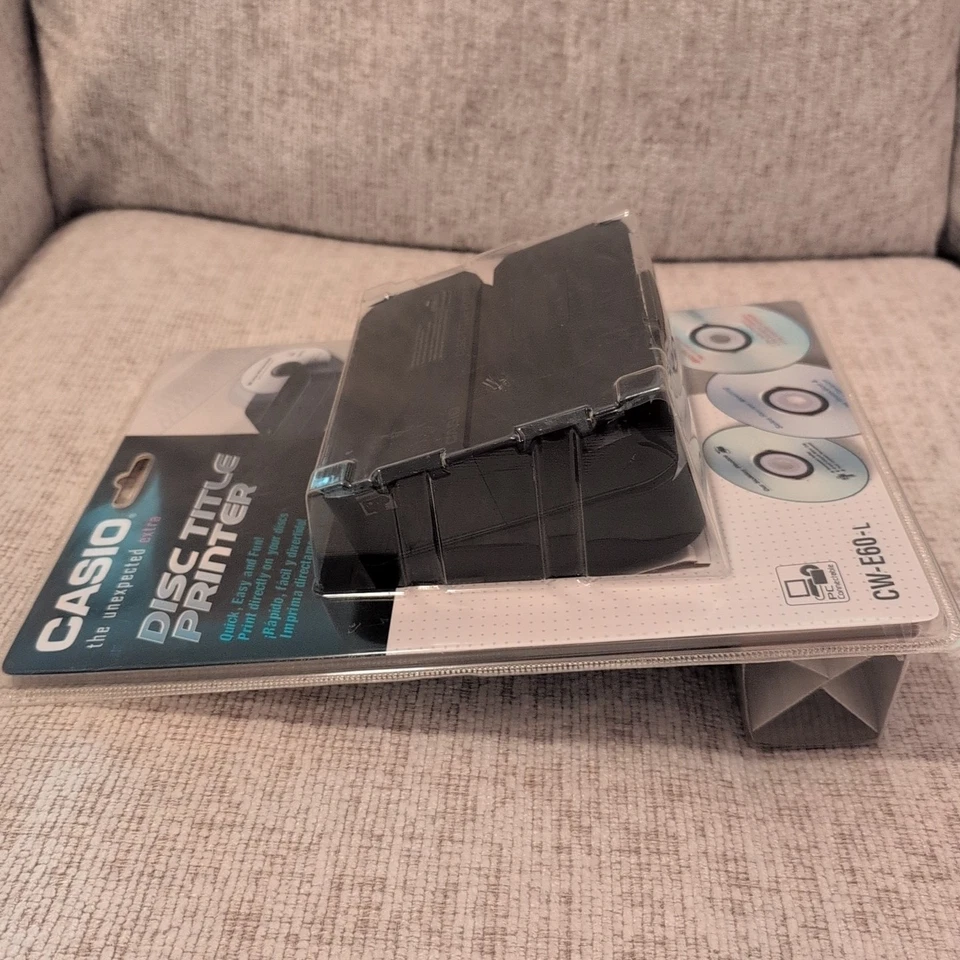 NEW Casio The Unexpected Extra Disc Title Printer Thermal for CD DVD CW-E60-L - Image 3 of 4