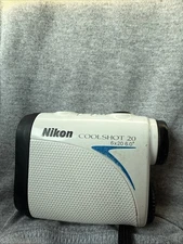 Nikon Coolshot 20 Golf Laser Rangefinder - White TESTED & WORKS GREAT!