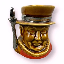 Lord Nelson Pottery "Beefeater" England Toby Character Mug December 1970