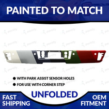 New Painted 2014-2018 Chevrolet Silveradogmc Sierra Rear Bumper W Sensor Holes
