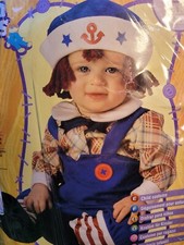 Children's Ragamuffin Sailor Halloween Costume Size 3-4 Years