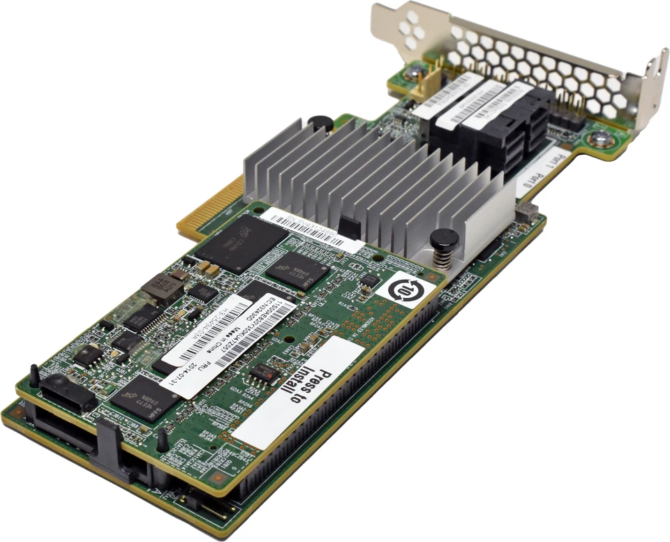 IBM ServeRAID M5210 12G RAID Controller 46C9111 SAS Cable 2GB Cache BBU LP - Image 3 of 4