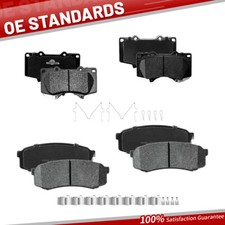 Front Rear Brake Pads For Toyota Fj Cruiser 2007 2008 2009 2010 2011 2012 - 2014