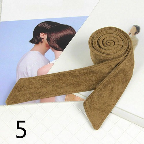 Gabardina Cintura Cintura Cintura Cuero Sintético Sobretodo Chaqueta Suéter Vendaje Negro - Imagen 15 de 15