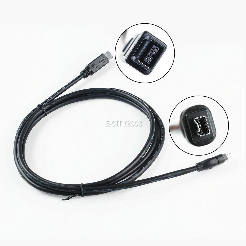 Firewire 800 to 400 Adapter Male 9 Pin to Female 4 Pin IEEE 1394 a-b Converter - Image 2 of 4