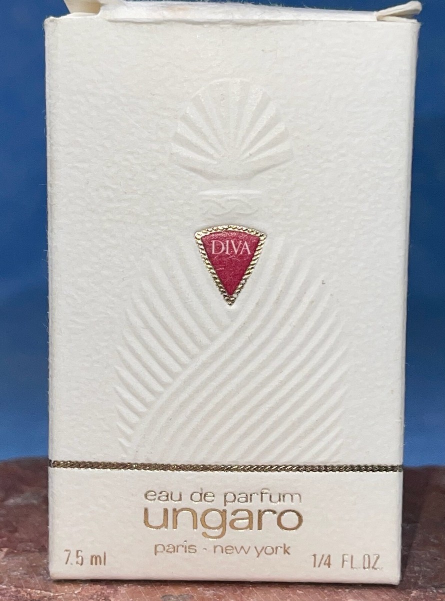 DIVA Perfume by Ungaro 7.5ml Vintage CRYSTAL Collectors Bottle