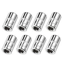 4/8Pack- 1/4" Drive 6 Point Shallow Socket Drives DIY Repair Tool Extension Bar