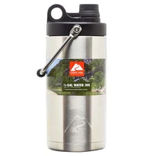 Ozark Trail 1/2 Gallon Insulated Stainless-Steel Water Jug, Silver
