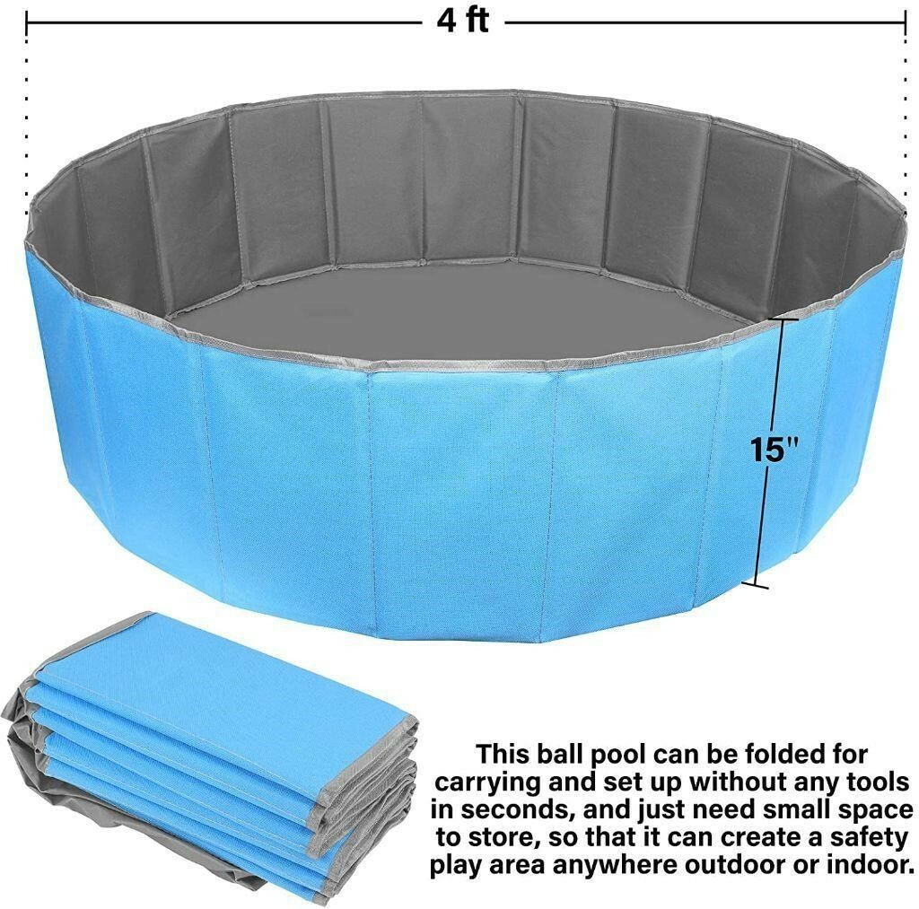 my first jump n slide with ball pit