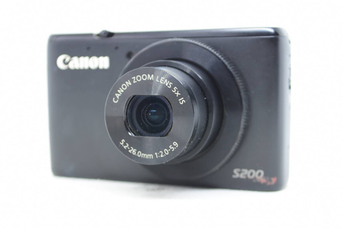 Canon PowerShot S200 schwarz 10,1 MP Digitalkamera englische Sprache aus Japan