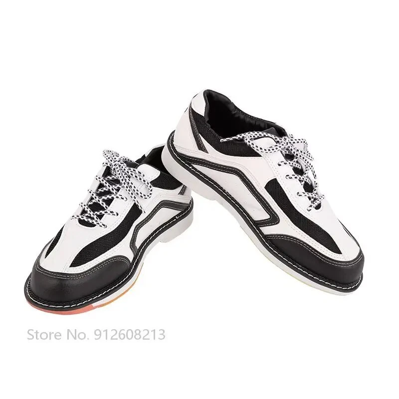 Men Women PU Leather Soft Bowling Sneaker Unisex Right-hand Skid-proof Shoes - Image 3 of 4