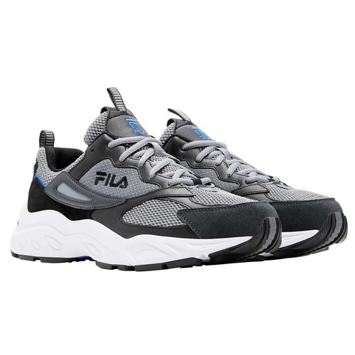FILA Herren Envizion Schuhe - Größe: 13 - Grau/Schwarz/Blau ()