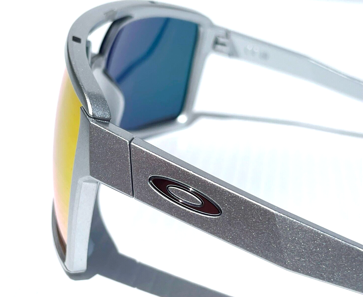 NEW Oakley CASTEL X-Silver Frame POLARIZED Galaxy Ruby Lens