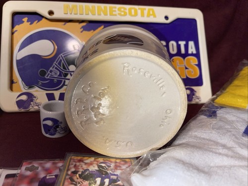 Lot of 18 Daunte Culpepper Cards RC 1999 + Minnesota Vikings Memorabilia Helmet+ - Picture 8 of 10