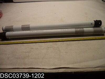 QTY=2: 36'' NDM Marking Systems White Round Marking Post