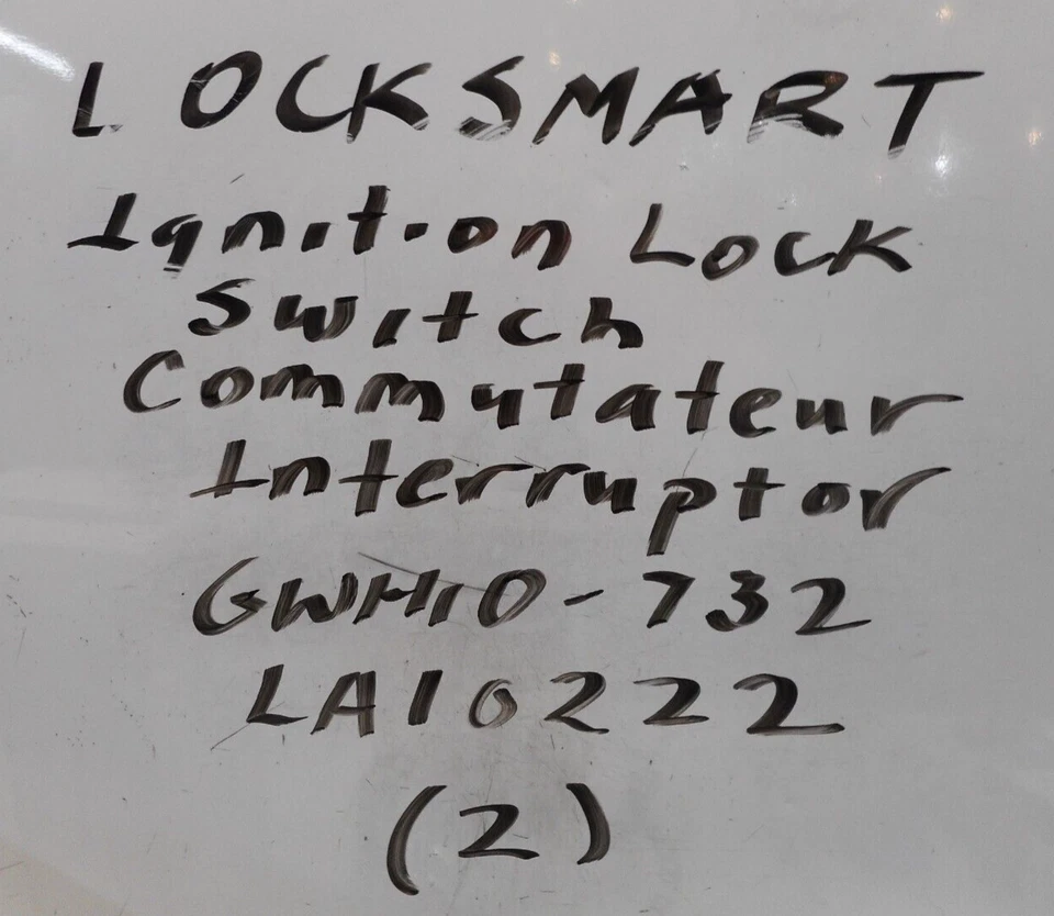 LOCKSMART IGNITION LOCK SWITCH COMMUTATEUR INTERRUPTOR LA10222 - Image 4 of 4