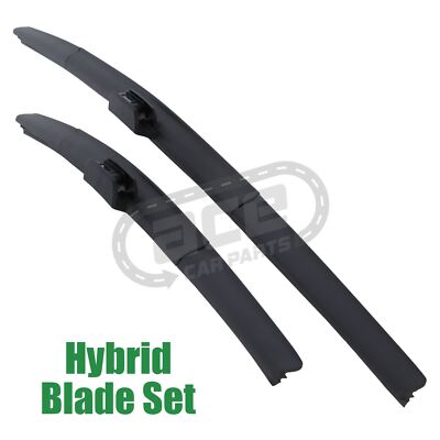 Fits Nissan Qashqai J11 2014-2021 Front Hybrid Windscreen Wiper Blades Set Pair