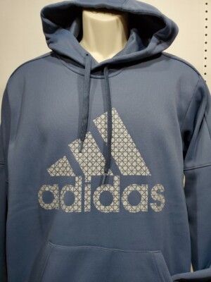 adidas climawarm hoodie blue