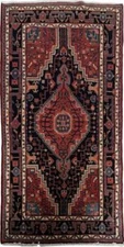 4x6' Red Perssiaan Hammadan Rug 81473