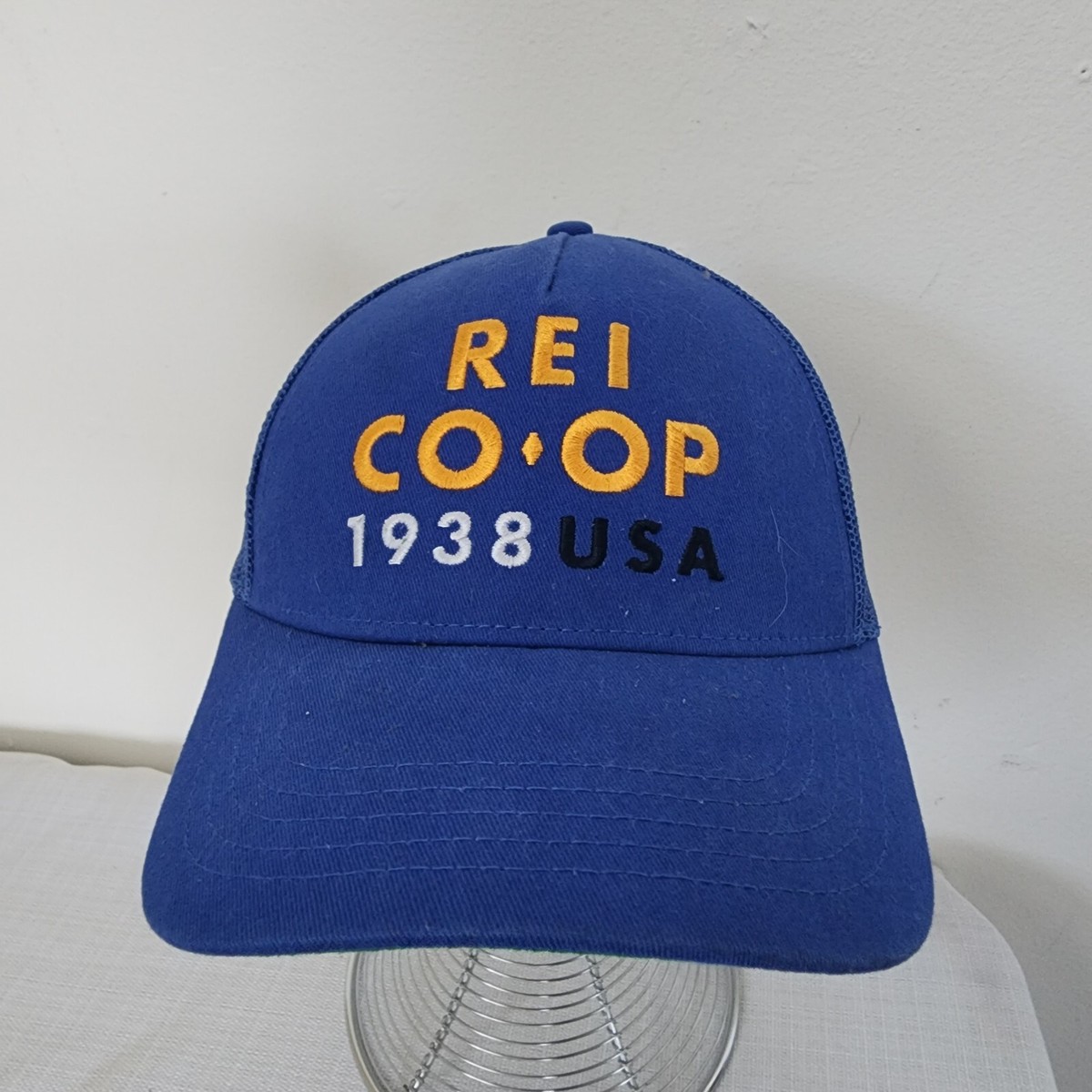 Rei Co Op Blue Yellow Baseball Cap Hat