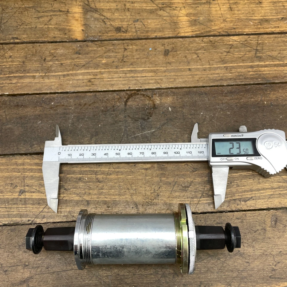 Vintage Tange Universal BB Unit Bottom Bracket 68 122 English Square Adjustable - Image 3 of 4