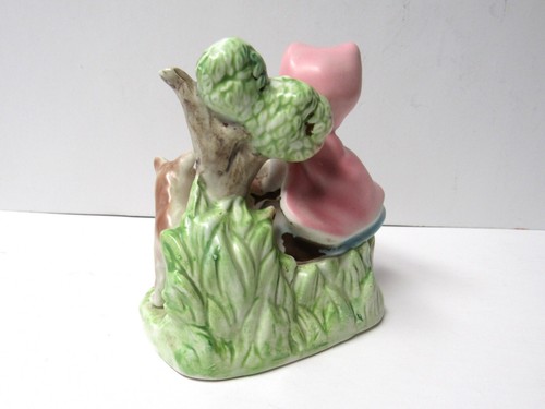 Rotkäppchen Wolf Vintage Keramik Figur gekreuzte Pfeile Marke #S8484 - Bild 7 von 8