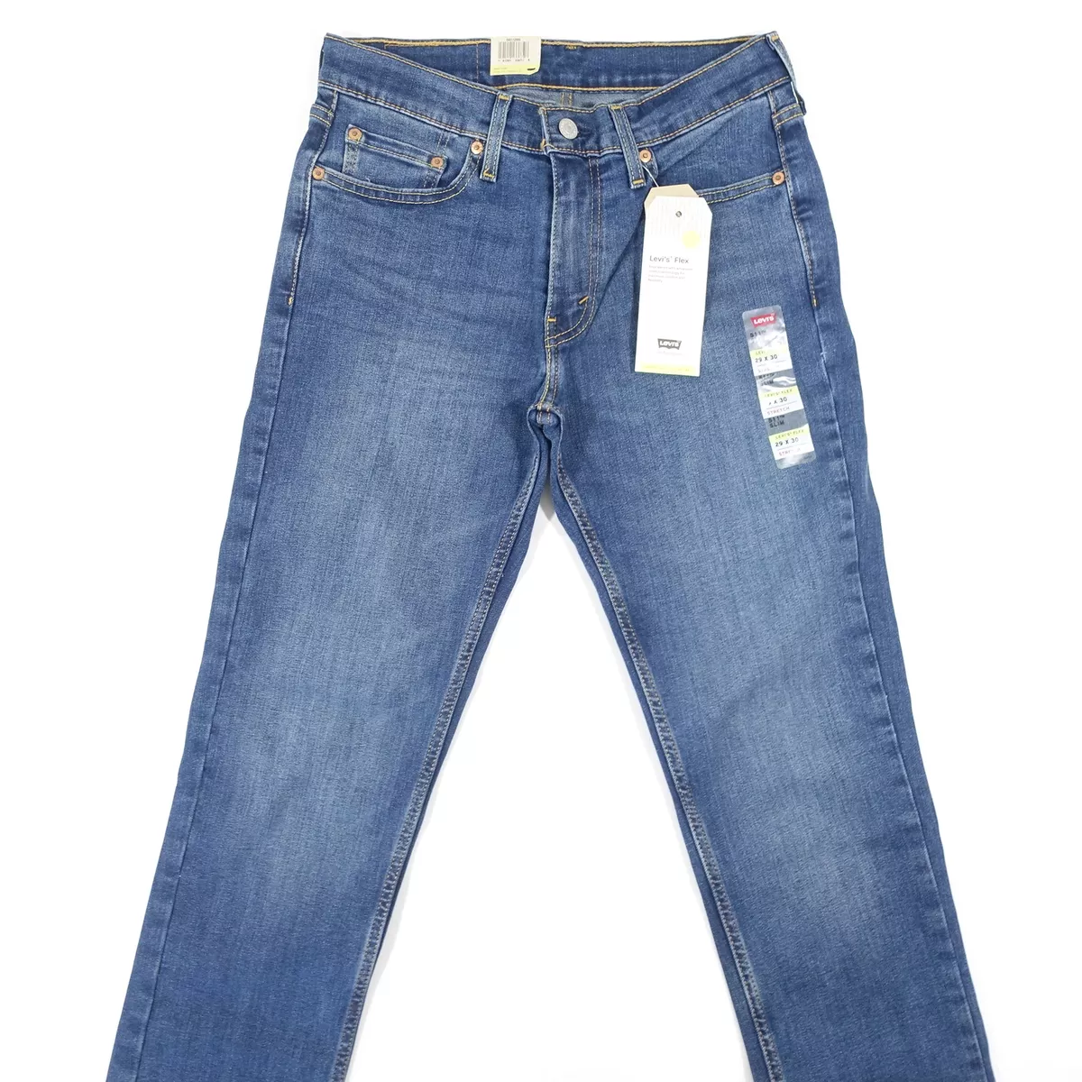 LEVIS FLEX 511 2595 FADED DARK BLUE 29X30 SLIM STRETCH JEANS MENS