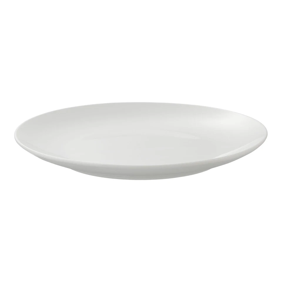 Mainstays 12-Piece White Stoneware Dinnerware Set | Plates & Bowls for 4 - Image 4 of 4