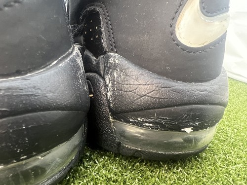 Nike Air More Uptempo Turnschuhe Herren Jungen Größe 7y schwarz weiß grau 415082-005 - Bild 10 von 14