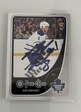 2010-11 O-Pee-Chee Mike Komisarek #282 Auto Autograph Signed Toronto Maple Leafs