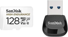 TeslaCam Sentry Mode SanDisk 128GB High Endurance Video MicroSDXC Card Dash Cam