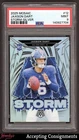 2025 Panini Mosaic Storm Silver #12 Jaxson Dart RC Rookie PSA 9 MINT GIANTS