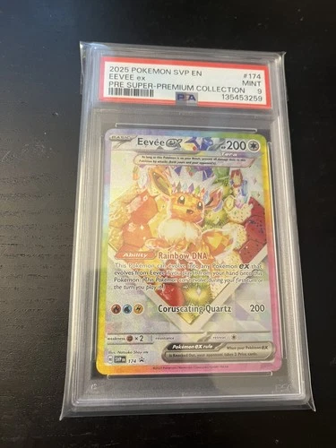2025 Pokemon Eevee EX SVP Super Premium Collection Promo PSA 9 174